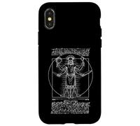 Chef Cocinar Hombre Vitruvio Vintage Leonardo Da Vinci Cocinero Carcasa para iPhone X/XS