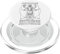Chef Cocinar Hombre Vitruvio Vintage Leonardo Da Vinci Cocinero PopSockets PopGrip para MagSafe
