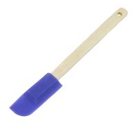 Chef Craft Select Wooden Handled Silicone Jar Spatula 925 inches in length Color May Vary