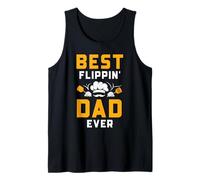 Chef Dad Humor Mejor Flippin Dad Cocina Arte Gráfico Camiseta sin Mangas