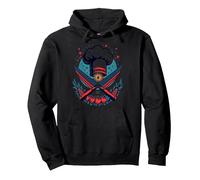 Chef de Estrellas Sudadera con Capucha, Unisex para Adultos, Negro, L