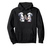 Chef Gnomes and Tasty Cakes For Bakers Women Love Baking Sudadera con Capucha