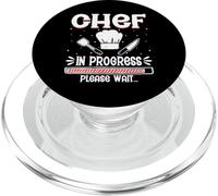 Chef In Progress Cook Sous Chef Culinary Cuisine Student PopSockets PopGrip para MagSafe