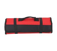 Chef Knife Roll Bag Premium Multifuncional 20 Slots Ranket Corteal de almacenamiento con protector de lienzo duradero para chefs profesionales Cocinas caseras Camping 22.4x14.0in (Rojo)