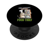 Chef? More Like Servant PopSockets PopGrip Adhesivo