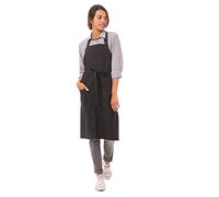 Chef obras abkv053-sgy-0 Rockford lienzo babero Delantal, acero, color gris