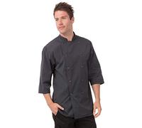 Chef obras b867-s Unisex Brighton chaqueta de cocinero, de profundidad, pequeño, color gris