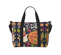 Chef Pizza - Bolsa de viaje cruzada de mano con un solo hombro, bolsa de deporte y fitness, bolsa de equipaje de viaje