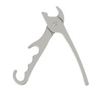 Chef Pomodoro Pinza Horno - Pinzas Bandeja Horno para Sacar Pizzas - Pinzas Freidora de Aire Aluminio Fundido de 20 cm, Pinzas Cocina para Microondas Sartenes Ollas y Cacerolas Profundas