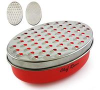 Chef Remi Rallador de Queso con Contenedor de Alimentos. Posicionado como el Nº1 de los Ralladores de Queso Duro o Blando, como el Parmesano, Verduras o y Cítricos. El Utensilio Ideal para tu Cocina