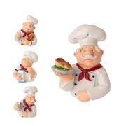 Chef-Shaped Self-Adhesive Wall Hooks for Cable Management,Cute Cartoon Plug Holder and Utility Organizer with Adhesive Design for Kitchen,Bathroom,Garage,Garden Storage (Duck)
