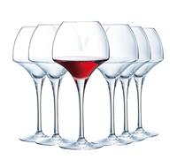 Chef & Sommelier - Colección Open Up - 6 copas de vino de cristal de 47 cl - Soft - Moderna y elegante, Embalaje reforzado - Transparente