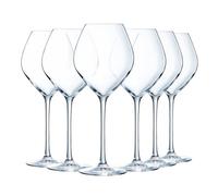 Chef&Sommelier Cheer Up - Juego de 6 copas de vino tinto (55 cl), diseño moderno y elegante, resistencia al agua estándar