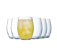 Chef & Sommelier Vasos de Whisky Cheer Up 32 cl Juego de 6 | Cristalín sin plomo, vaso bajo de cristal para ron, apto para lavavajillas, fabricado en Francia, ideal bar y sobremesa