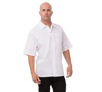 Chef Works A912-S Cool Vent - Camisa de Chef, pequeña, Color Blanco