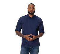 Chef Works Abrigo de chef Hartford Cool Vent para hombre, marino, Medium