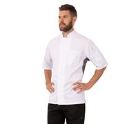 Chef Works B205-XXL Valais - Chaqueta de chefs unisex, 2XL, color blanco con gris