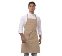 Chef Works Delantal de carnicero unisex, caqui, Talla única