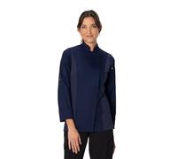 Chef Works Hartford Chef Coat Abrigo, Marino, Large para Mujer