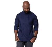 Chef Works Morocco Chef Coat Abrigo de Cocina, Azul Marino, L Hombres