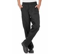 Chef Works - Pantalones de Chef Holgados Cool Vent para Hombre, Negro -, X-Small