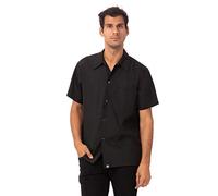 Chef Works KCBL-BLK Black Utility Cook Shirt, Size L by