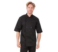 Chef Works Volnay - Chaquetilla de cocinero unisex, Negro -, Large