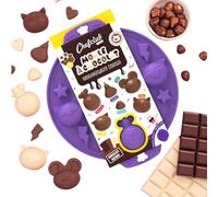 Chefclub Kids Molde de chocolate - Fabricar 21 chocolates - Silicona platinium alimentaria antiadherente - Niños - Caramelos