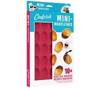 Chefclub - Molde para minimadadeleines de 4,5 cm - Cocina y casa - 25 moldes de silicona y ebook de 10 recetas exclusivas incluidas