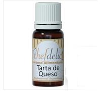 Chefdelice Aroma Concentrado Para Glaseados, Helados, Horneados Y Cremas, Sabor Tarta De Queso, 10 Ml, 21 Gramo