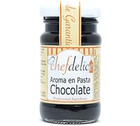 Chefdelice- Aroma en Pasta Chocolate- Concentrado Aromatico Proporciona Sabor y Color a Chocolate - Ideal Para Postres- 50 Gramos