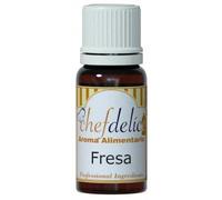 Chefdelice Chefdelice Aroma Concentrado Para Glaseados, Helados, Horneados Y Cremas Sabor Fresa, 10Ml Chefdelice 21 g
