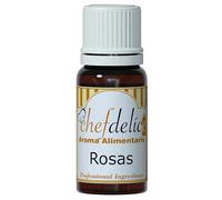 Chefdelice Chefdelice Aroma Concentrado Para Glaseados, Helados, Horneados Y Cremas Sabor Rosas, 10Ml Chefdelice 21 g