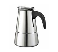 Cheffinger Cafetera italiana inox 6 tazas compatible inducción, Plata