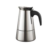 Cheffinger Cafetera italiana inox 9 tazas compatible inducción, Plata