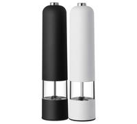 Cheffinger, Juego de 2 Molinillos de Sal/Pimienta Eléctricos Ajustables