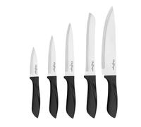 Cheffinger, Set cuchillos 6 piezas acero inoxidable con bloque madera
