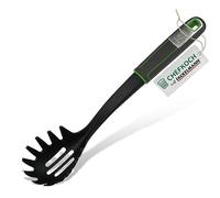 CHEFKOCH - Pinzas para espaguetis premium - para servir espaguetis y otras pastas - Resistente al calor hasta 270 °C, mango suave al tacto, perfecto para ollas y sartenes revestidas - Longitud: 30,5