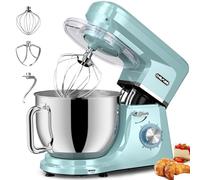 CHeflee Batidora Amasadora 2000W Amasadora de Pan Repostería, 6 Velocidades con Pulso, Potente y Bajo Ruido, 7.2 L Robot de Cocina Amasador Multifuncional