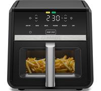 Chefman Freidora de aire caliente TurboFry, 8,5 L, 6 en 1, 230 °C, cesta XL con ventana, freír aire caliente, hornear, asar, calentar, hidratar, descongelar, color negro