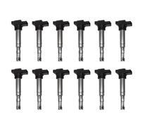 CHEFRU Bobinas de Encendido Compatible con Bentley para Continental para Flying para Spur para Flex 2008 2009 2010 2011 2012 2013 12 Unidades Bobinas De Encendido Bobina De Encendido 07C905115E