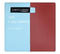 Chefs Despensa 125 2 Capas Servilletas 40cm Square Borgoña
