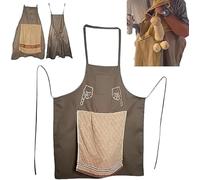 Chef's Prank Apron, Works Apron for Prank Adult Hilarious Creative Prank Aprons,Delantal de Chef Humorístico Hombre, Delantales Cocina Fantasía Sorpresa Hiding In The Pocket Funny Gifts, 1 unidad