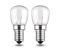 CHEFZOCO Bombilla Horno, Bombilla de frigorífico, Bombilla microondas, Bombilla nevera, Bombilla Lampara de Sal, E14 15W 100 lm 300 grados (3000K luz cálido), Soporta hasta 300 Grados