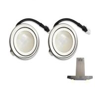 CHEFZOCO Lámpara Led para Campanas Teka, Códigos originales 89220139 81455067 61836047 99993157, Modelo CNL3 2002, CNL6400INOX, CNL9610INOX, Diámetro 67 mm, 1,5W 220V, 2 Unidades
