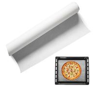 CHEFZOCO Papel de Horno, papel gofrado, papel horno para pizzas, Rollo Vegetal Comida para Hornear, fácil de cortar, extra resistente, 28.5 cm de ancho x 15 m de largo, 1 unidad