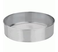 CHEFZOCO Tamizador de harina, Tamiz Harina, Tamiz Harinero, Colador de harina, Criba de harina, Tamiz de repostería, Tamizador Acero Inoxidable, Tamiz harina fina, Diámetro 20 cm, acero inoxidable