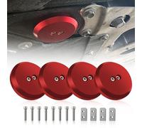 Chelhead Corvette elevador de coche accesorios, adaptador de elevador de aluminio macizo, compatible con Corvette C5 C6 C7 Z06 Zr1 de 1997-2023 y Porsche 911 944 964 993 Boxster Cayman, rojo