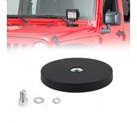 Chelhead Soporte magnético para faros de trabajo, 66 mm, universal, superfuerte, soporte magnético para techo, capó, motocicleta, deshierbe, tractor