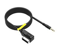 CHELINK - Cable adaptador de audio auxiliar para Audi Ai, portátil de 3,5 mm Aux-IN MP3 de interfaz de música para coche Audi/A3/A4/A5/A6/A8 Q5/Q7/R8/TT (2 m)